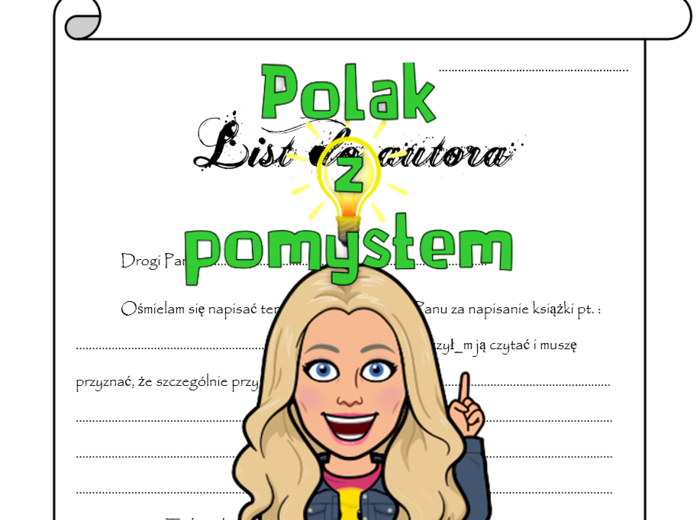 List do autora lektury