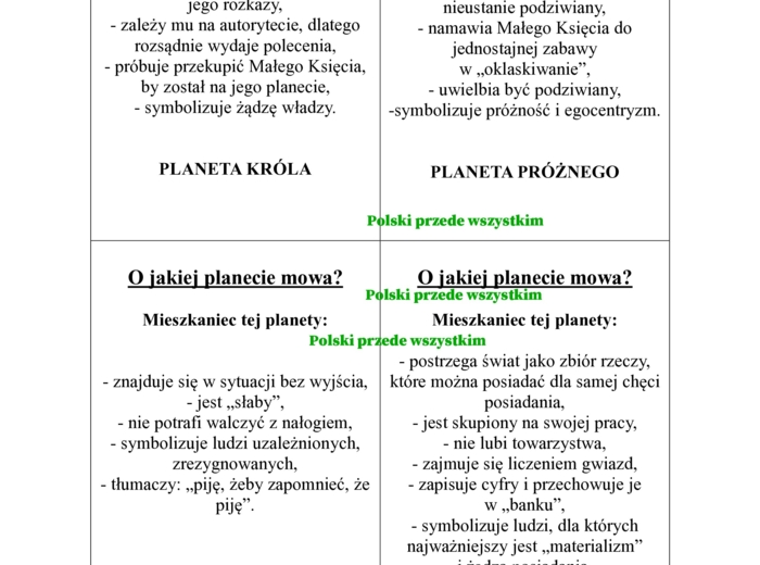Mały Książę - O kim/o czym mowa?
