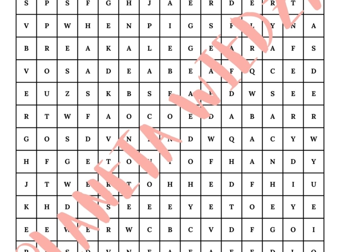 Wykreślanka Popularne Angielskie Idiomy Poziom A2/B1 – PDF do druku + Klucz Odpowiedzi