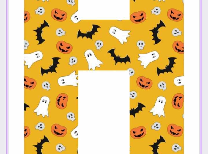 Baner, girlanda na Halloween 6 wzorów