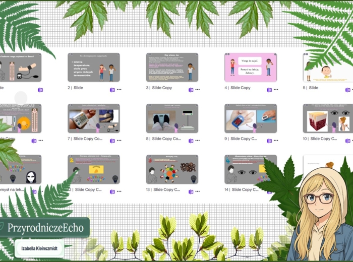 Prezentacja multimedialna w genial.ly „Jakie badania mogę wykonać w domu?”. Edukacja zdrowotna. Klasa 4. Dział „Moje zdrowie”.