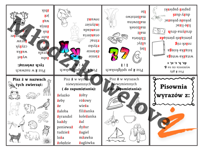 Ortograficzne mini książeczki