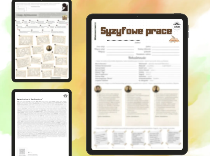 Lektury Obowiązkowe do Egzaminu Ósmoklasisty 📚 | Pakiet Kart Pracy PDF + 3 bonusy