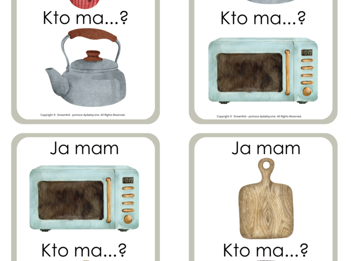 Ja mam, kto ma? - w kuchni