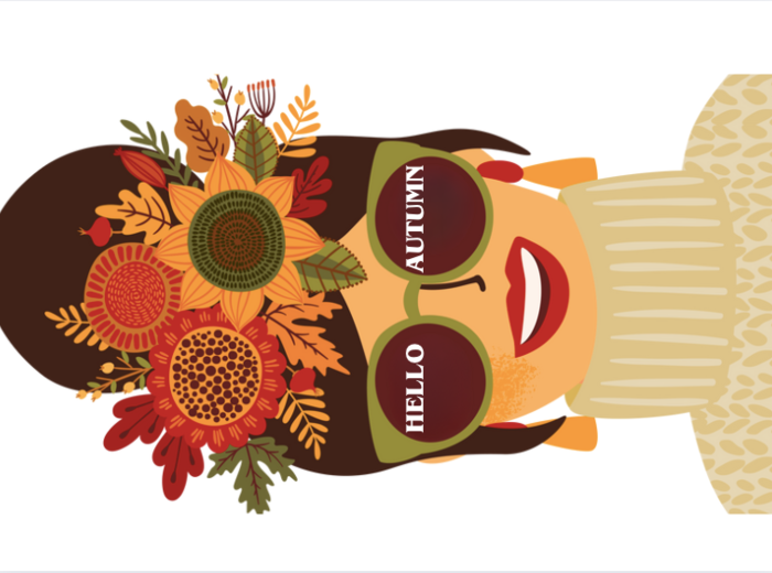 Gazetka „Autumn Idioms”| łącznie 45 stron |rozmiar A4i mniejszy| duży plakat z Panią Jesienią| 3 grafiki- niespodzianki\ Edukacyjna dekoracja sali językowej i nie tylko!