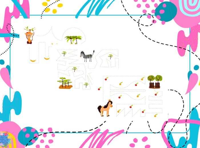 LABIRYNTY ZWINNYCH PALCÓW- ZADANIA GRAFOMOTORYCZNE DLA PRZEDSZKOLAKÓW