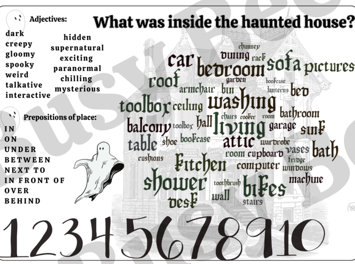 Speaking: What is/was inside your haunted house?
