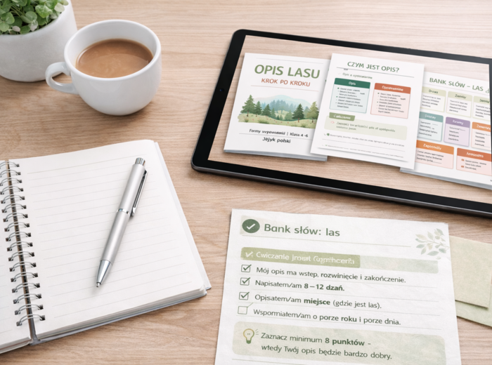 Opis lasu – krok po kroku