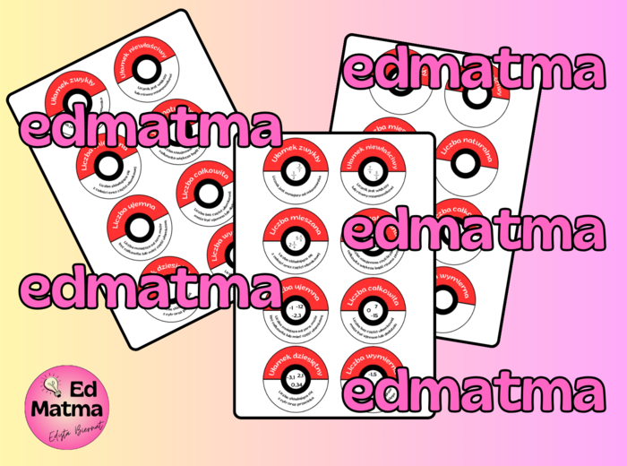 Pokeball (puzzle) - rodzaje liczb i ich definicje