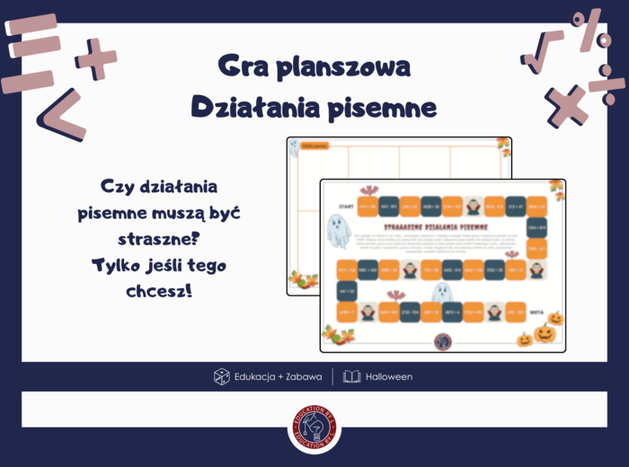Gra planszowa | Działania pisemne | Halloween