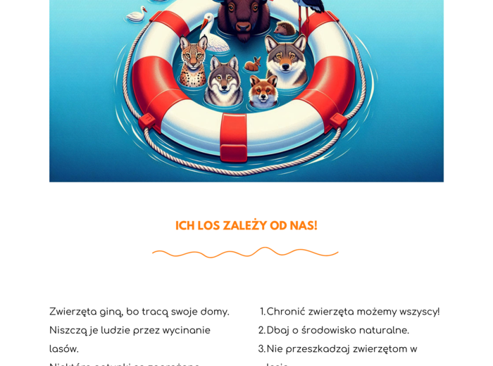 Plakaty. Ekosystemy. Ochrona gatunków. Zagrożenia dla przyrody. Segregacja śmieci