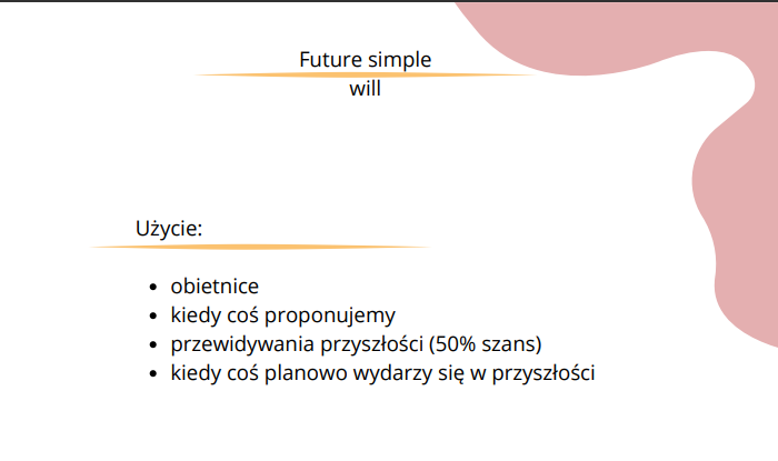 Future Simple Be going to Present Continuous