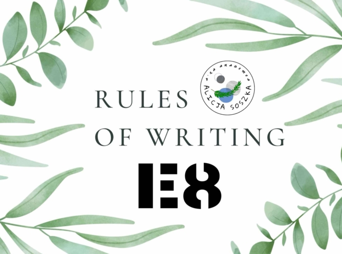 ✍️ Writing E8 i nie tylko – przewodnik po wypowiedziach pisemnychby Alicja Soszka