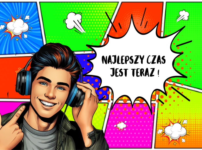 Gazetka motywacyjna na Nowy Rok.