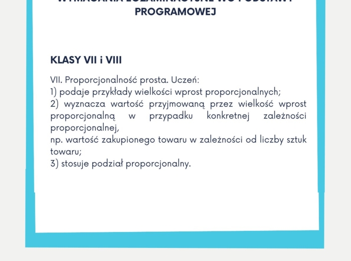 PROPORCJONALNOŚĆ - z Matixem do E8