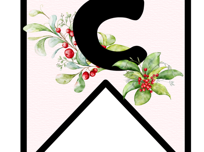 Napis MERRY CHRISTMAS