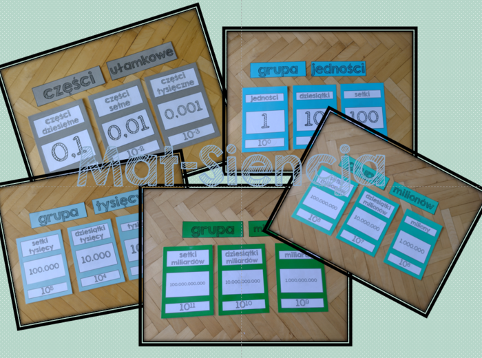 Dziesiątkowy system pozycyjny - wersja czarno-biała