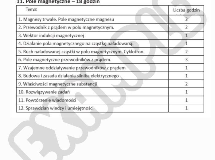 Notatka - Pole Magnetyczne