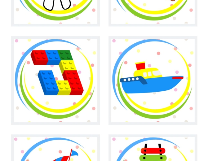 ZNACZKI PRZEDSZKOLNE. ZABAWKI. CZĘŚĆ V.