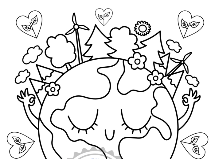 Dzień Ochrony Środowiska - Kolorowanka XXL