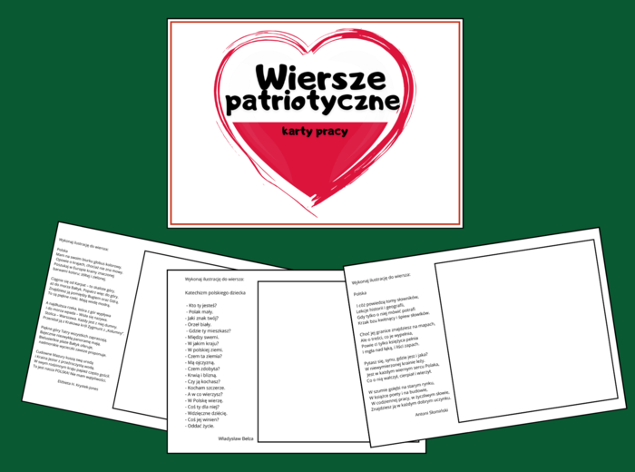 11 LISTOPADA – Święto Niepodległości – WIERSZE – karta pracy – biblioteka