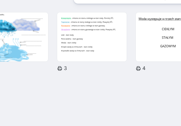 Stan skupienia - ciekły, stały i gazowy