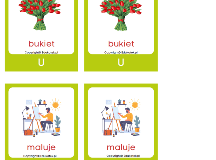 Memory ortograficzne– utrwalanie ortografii (zestaw 2)