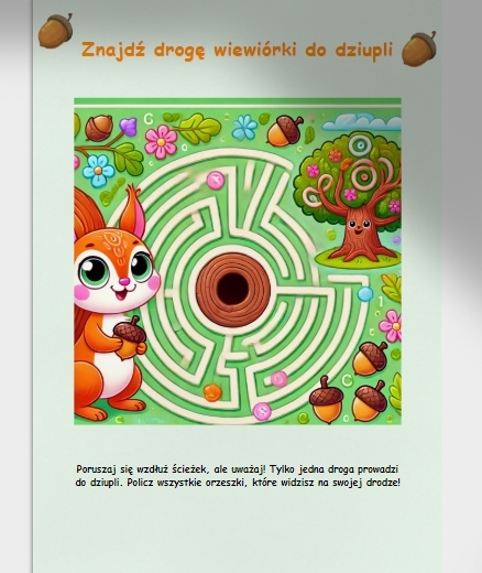 Karty pracy. Labirynty. Karty z pytaniami