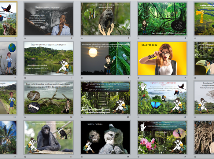 W Amazonii - prezentacja w power point.