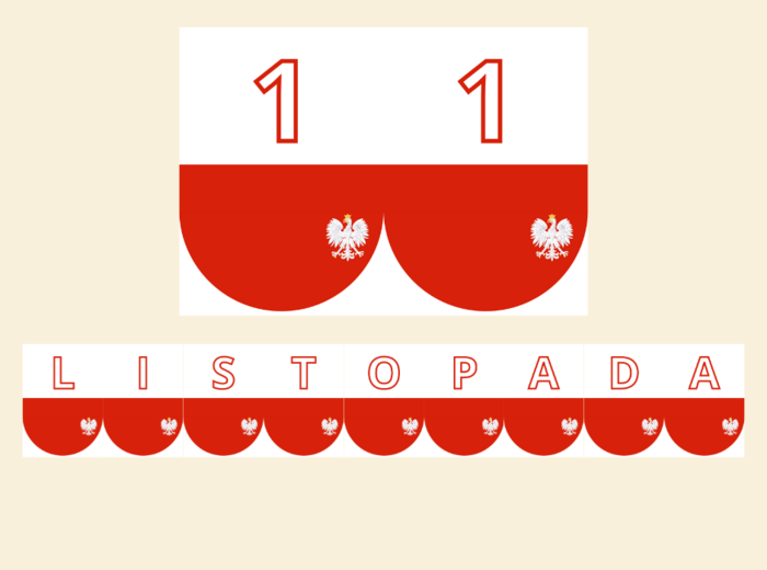 Darmowa girlanda - 11 listopada