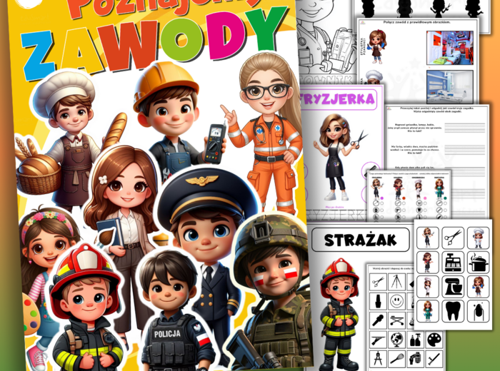 POZNAJEMY ZAWODY - 40 różnych zawodów