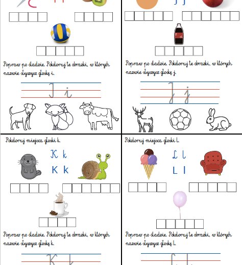 Alfabet - zadania