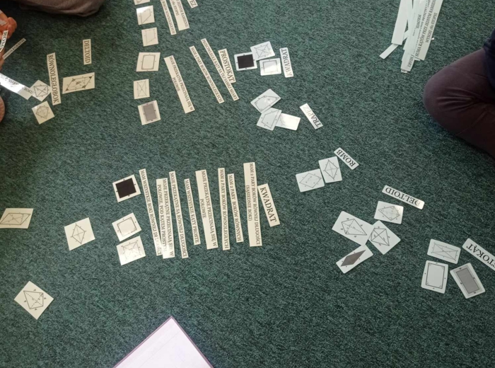 Czworokąty (własności) - scenariusz lekcji (praca w grupach) + materiały