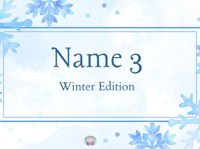❄️ Name 3 – Winter Edition: Fun Speaking Game for ESL Lessons ☃️zima, angielski, gra językowa, słownictwo zimowe, mówienie, zabawa, szkoła, uczniowie, komunikacja, aktywność, A1–B1, zimowe zajęcia, speaking game., winter, ESL speaking, winter vocabulary,