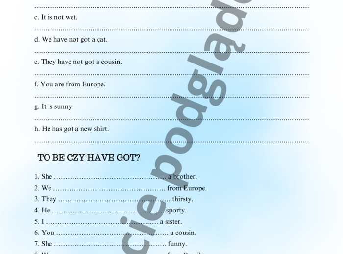 Brainy 5 unit 1 - karty pracy gramatyka