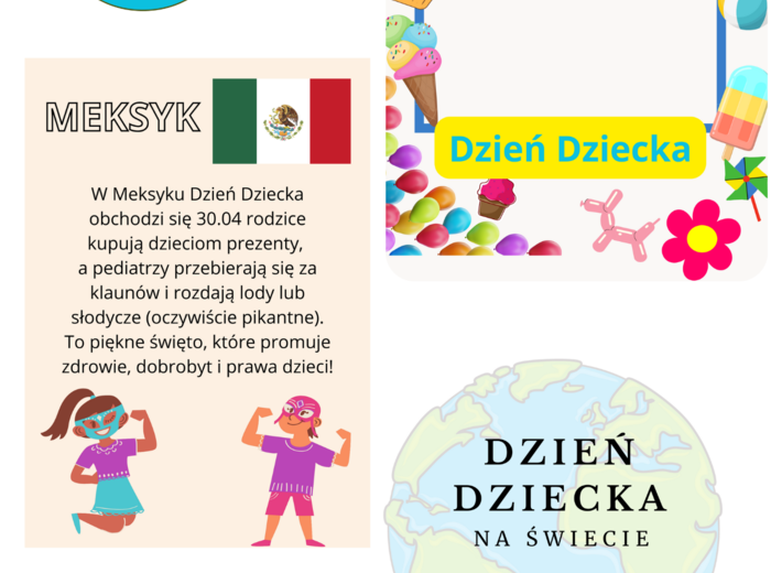 Dzień Dziecka- plakat XXL, 2 wersje napisów, gazetka "Dzień Dziecka na świecie", fotobudka