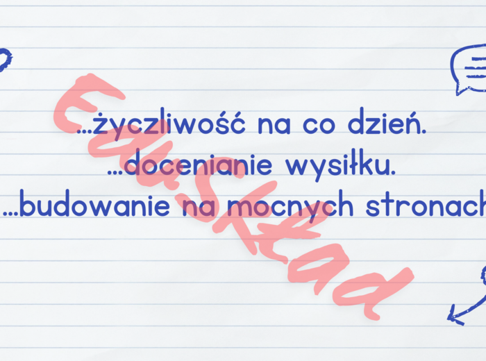 Nowy rok szkolny jest szansą na…