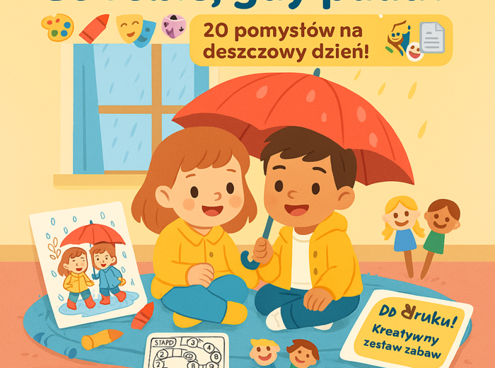 Karty pomysłów „Co robić, gdy pada?”