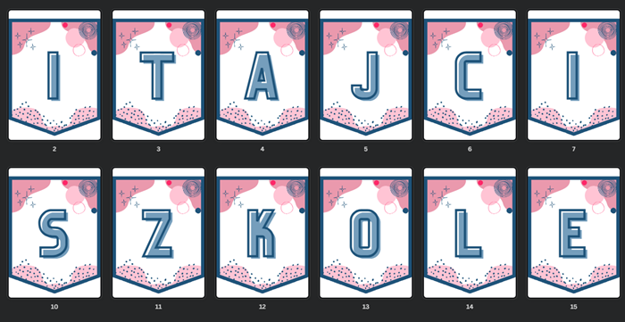 Girlanda "Witajcie w szkole!" 4