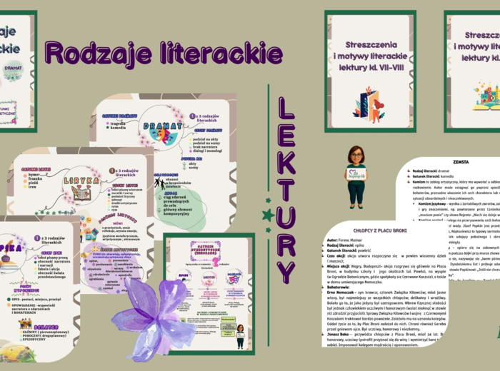 Egzamin ósmoklasisty z języka polskiego - kompleksowy zestaw do powtórzeń Paka z Polaka