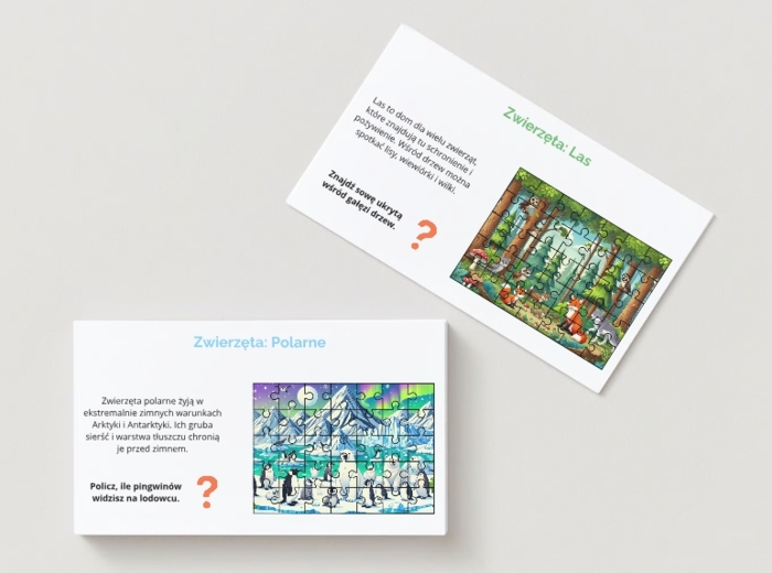 Puzzle. Układanki. Zwierzęta. Ekosystemy