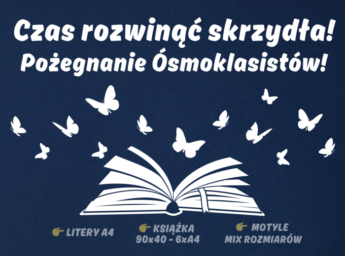 DEKORACJA XXL - ZAKOŃCZENIE ROKU - CZAS ROZWINĄĆ SKRZYDŁA