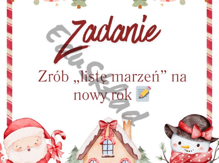 🎅 Kalendarz Adwentowy z Zadaniami – zestaw 54 kart dla dzieci