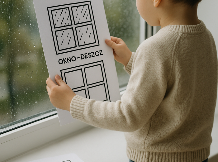 „Kropelkowe kontrasty” – czarno-białe obrazki o deszczu