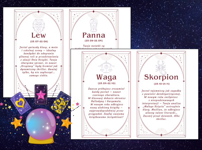 📚🔮 KSIĄŻKOWY HOROSKOP na Nowy Rok lub nowy rok szkolny 🔮📚