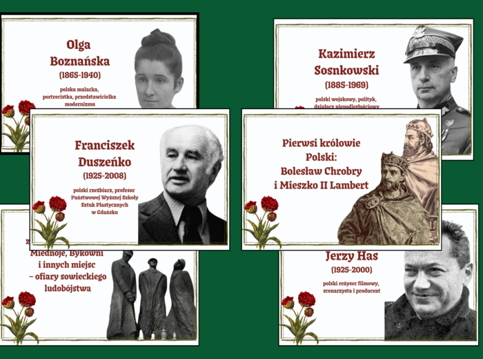 PATRONI ROKU 2025 – gazetka – biblioteka – język polski – 11 stron – wersja 3