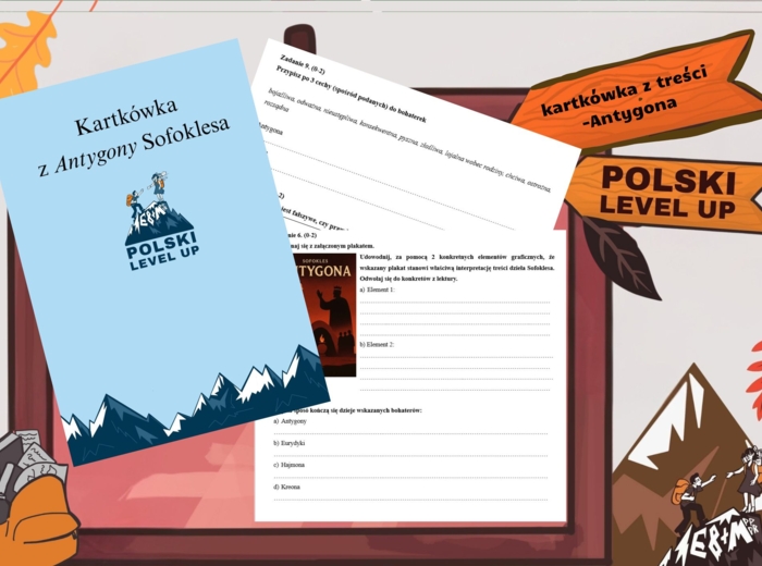 Kartkówka_Antygona_Polski Level Up