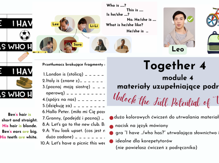 Together 4,unit 4, materiały uzupełniające podręcznik, have got