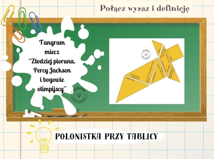 "Złodziej pioruna. Percy Jackson i bogowie olimpijscy" tangram