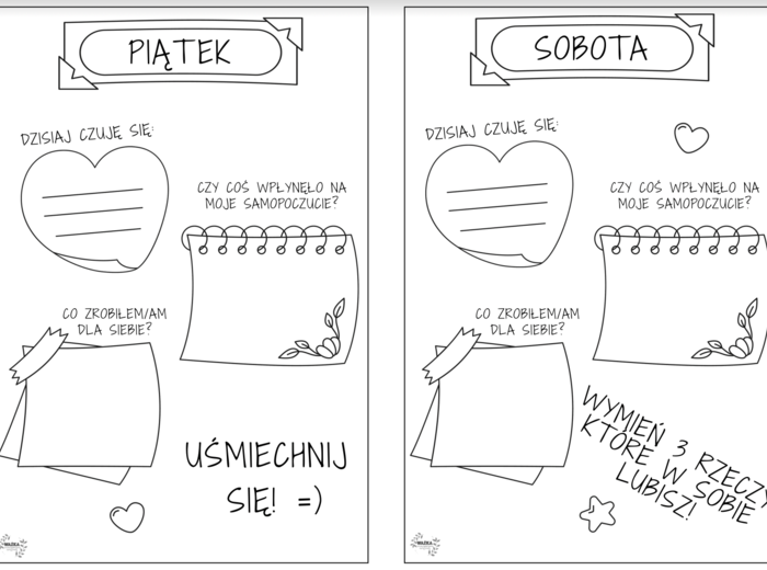 Kalendarz samopoczucia